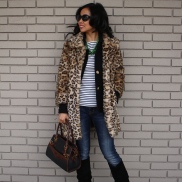 January: Leopard Faux Fur & Preppy Stripes